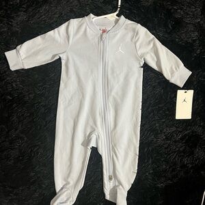 Jordan White Kids One Piece Footie